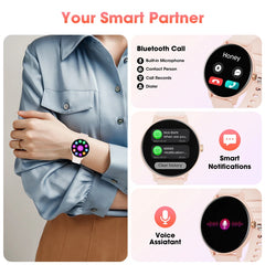 Karchilor Women'S Smartwatch Bluetooth Call 1.39 Touch Screen