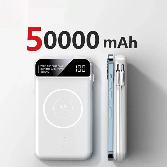 Xiaomi Power Bank 50000mah Wireless Charging Magsafe