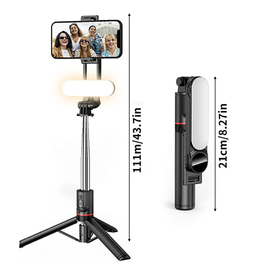 Wireless Selfie Stick Tripod Stand with Detachable