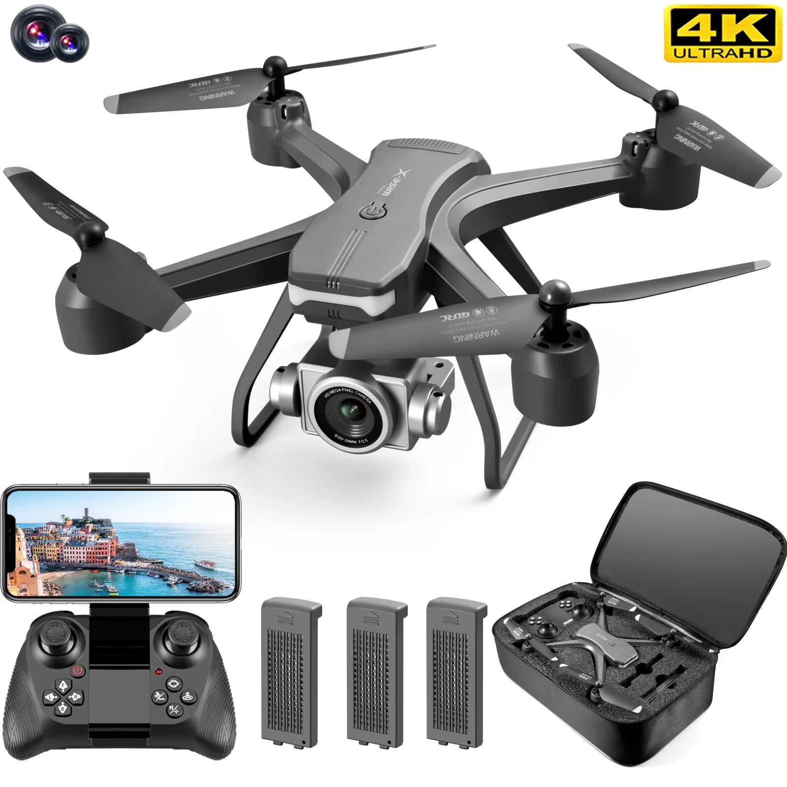 4DRC V14 Drone 4K HD Dual Camera 6K WIFI FPV Height