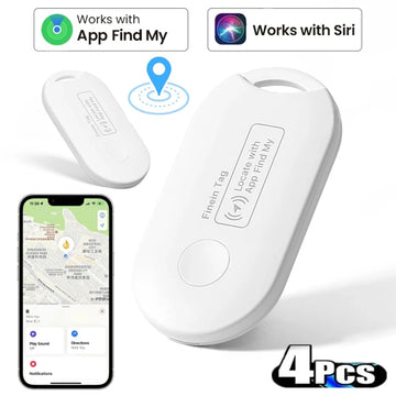 4PCS GPS Tracker Locator Bluetooth Tag Device Finders