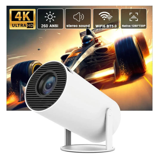 Projector HY300 PRO 4K Android 11 Dual Wifi6 260ANSI