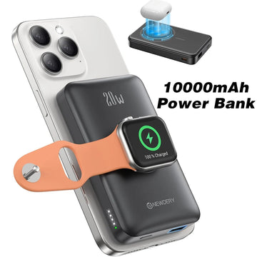 NEWDERY10000mAh Magnetic Wireless Power Bank for Apple Watch