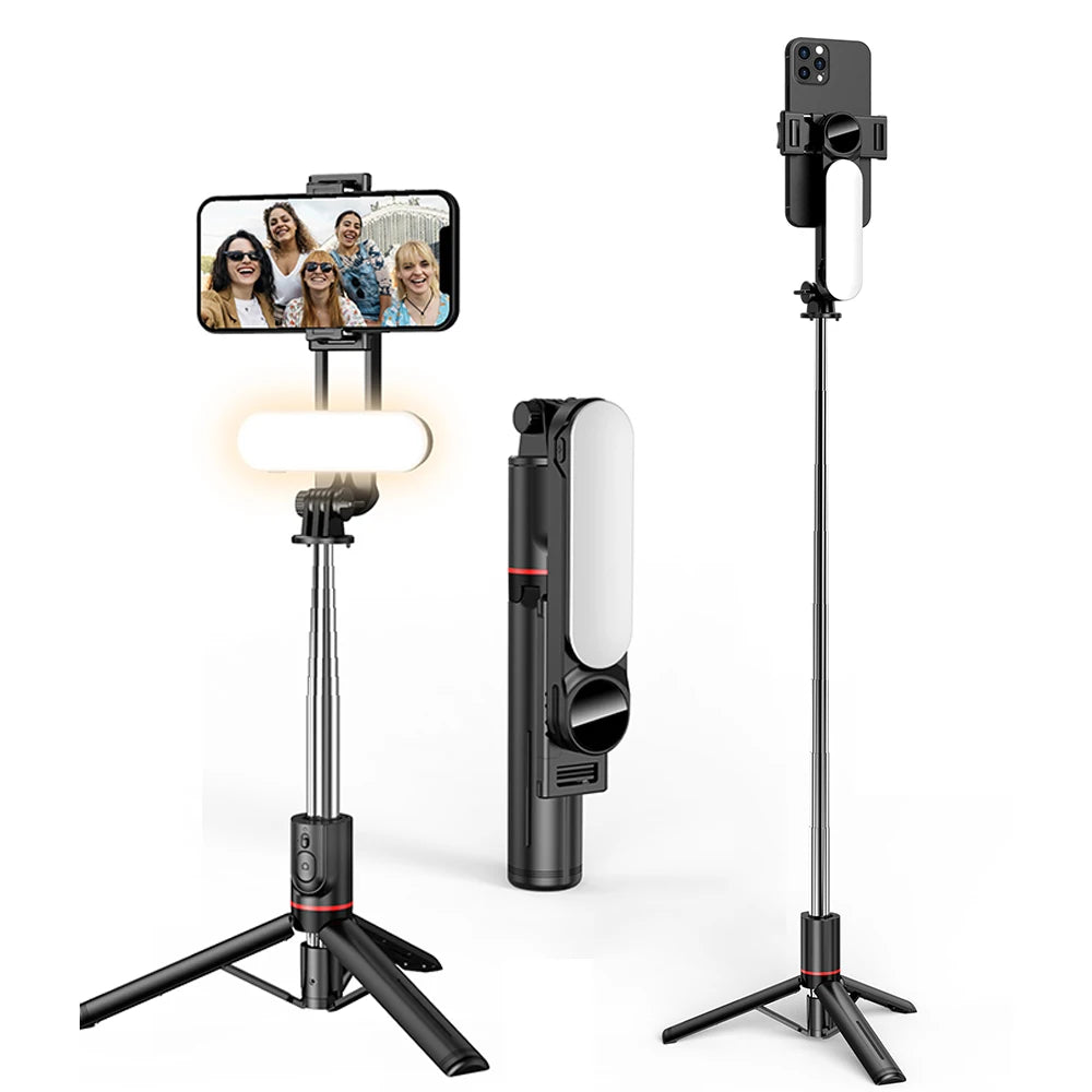 Wireless Selfie Stick Tripod Stand with Detachable