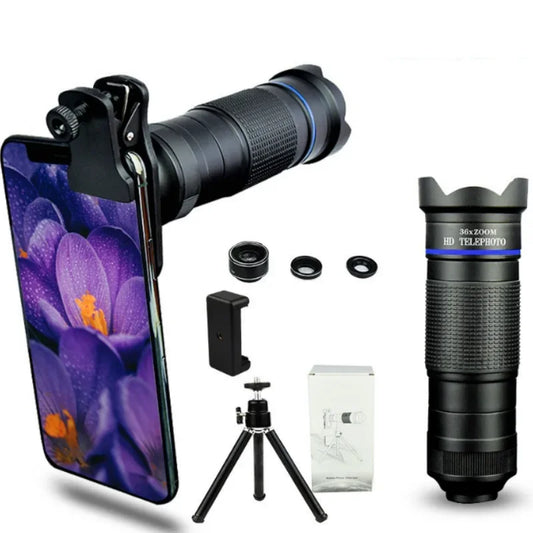 High definition 36X mobile phone lens photography