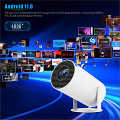 Projector HY300 PRO 4K Android 11 Dual Wifi6 260ANSI