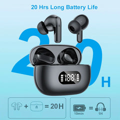 Wireless Earphone 40dB Noise Cancelling Bluetooth