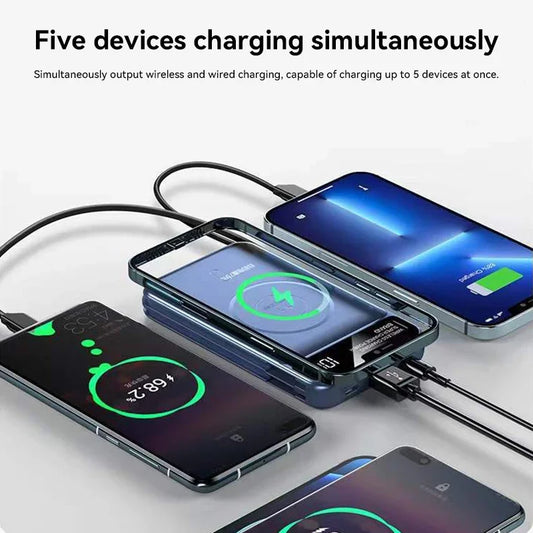 Xiaomi Power Bank 50000mah Wireless Charging Magsafe